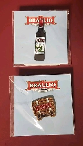 Braulio liqueur pins - braulio,